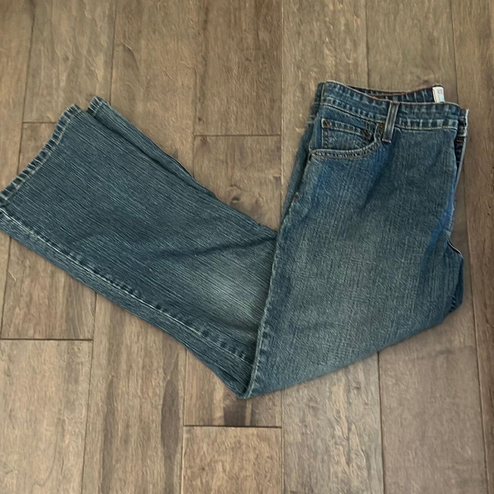 Levi’s Strauss Denim Jeans Mid Rise Bootcut Size 12 Short